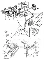 PARTIE ELECTRIQUE 1 pour Yamaha XJ600 de 1991