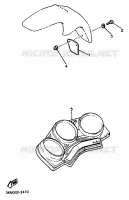 PIÈCES OPTIONNELLES pour Yamaha XJ600 de 1991