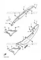COUVERCLE LATERAL pour Yamaha XJ600N de 1998
