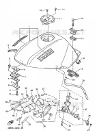 RESERVOIR A ESSENCE pour Yamaha XJ600N de 1998