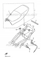 SELLE pour Yamaha XJ600N de 1998