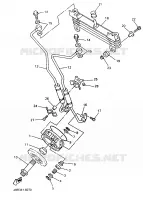 RADIATEUR D'HUILE / ECHANGEUR pour Yamaha XJ600N de 1998