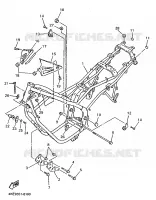 CADRE pour Yamaha XJ600N de 1998