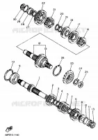 TRANSMISSION pour Yamaha XJ600N de 1998