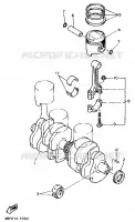 VILEBREQUIN / PISTON pour Yamaha XJ600N de 1998