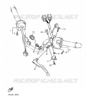 COMMODO / LEVIER pour Yamaha XJ600N de 1998