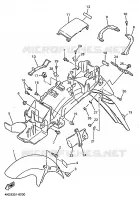 GARDE BOUE pour Yamaha XJ600N de 1998
