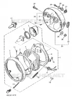 PHARE  pour Yamaha XJ600N de 1998