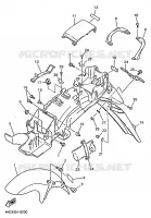 GARDE BOUE pour Yamaha XJ600N de 1998