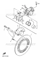 ETRIER DE FREIN ARRIERE pour Yamaha XJ600N de 1998