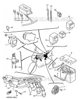 PARTIE ELECTRIQUE 1 pour Yamaha XJ600N de 1998