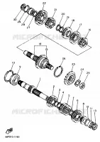 TRANSMISSION pour Yamaha XJ600N de 1998