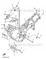 CADRE pour Yamaha XJ600N de 1998