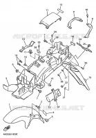 GARDE BOUE pour Yamaha XJ600N de 1998
