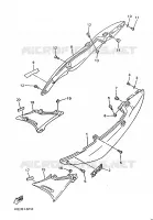 COUVERCLE LATERAL pour Yamaha XJ600N de 1998