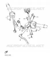 COMMODO / LEVIER pour Yamaha XJ600N de 1998