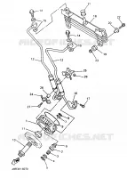 RADIATEUR D'HUILE / ECHANGEUR pour Yamaha XJ600N de 1998