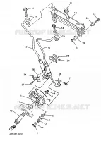 RADIATEUR D'HUILE / ECHANGEUR pour Yamaha XJ600N de 1998