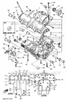 CARTER MOTEUR pour Yamaha XJ600N de 1998