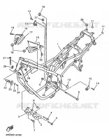 CADRE pour Yamaha XJ600N de 1998