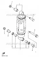 AMORTISSEUR ARRIERE pour Yamaha XJ600N de 1998