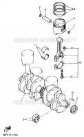 VILEBREQUIN / PISTON pour Yamaha XJ600N de 1998