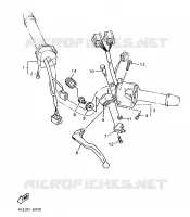 COMMODO / LEVIER pour Yamaha XJ600N de 1998