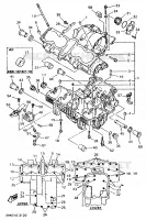 CARTER MOTEUR pour Yamaha XJ600N de 1998