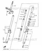 FOURCHE pour Yamaha XJ600N de 1998