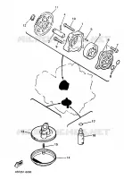 POMPE A HUILE pour Yamaha XJ600N de 1998