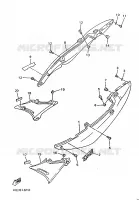 COUVERCLE LATERAL pour Yamaha XJ600N de 1998