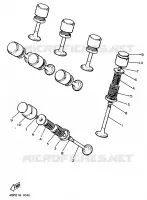 SOUPAPE pour Yamaha XJ600N de 1999
