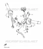 COMMODO / LEVIER pour Yamaha XJ600N de 1999
