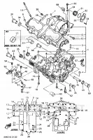 CARTER MOTEUR pour Yamaha XJ600N de 1999