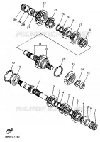 TRANSMISSION pour Yamaha XJ600N de 1999