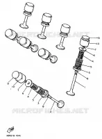 SOUPAPE pour Yamaha XJ600N de 1999