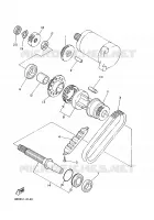EMBRAYAGE DE DEMARREUR pour Yamaha XJ600N de 2000