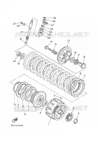 EMBRAYAGE DE DEMARREUR pour Yamaha XJ600N de 2000