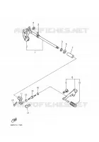 PEDALE DE SELECTEUR pour Yamaha XJ600N de 2000