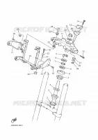 DIRECTION pour Yamaha XJ600N de 2000