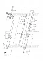 FOURCHE pour Yamaha XJ600N de 2000
