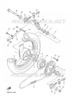ROUE ARRIERE pour Yamaha XJ600N de 2000