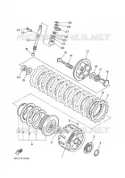 EMBRAYAGE DE DEMARREUR pour Yamaha XJ600N de 2000