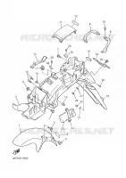 GARDE BOUE pour Yamaha XJ600N de 2000