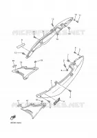 COUVERCLE LATERAL pour Yamaha XJ600N de 2000