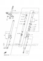 FOURCHE pour Yamaha XJ600N de 2000