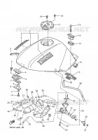 RESERVOIR A ESSENCE pour Yamaha XJ600N de 2000