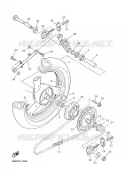 ROUE ARRIERE pour Yamaha XJ600N de 2000