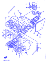 ADMISSION pour Yamaha XJ600N (37KW) de 1990