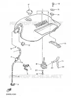 RESERVOIR A ESSENCE pour Yamaha XJ600N (37KW) de 1990